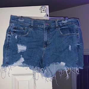 Old Navy Distressed Boyfriend Shorts